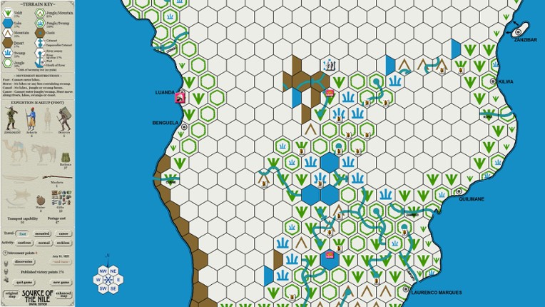 Source of the Nile Digital Edition screenshot