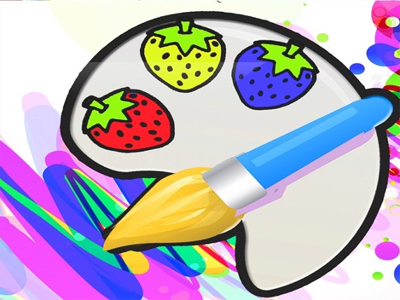 Vocabulary fruit Coloring Book screenshot