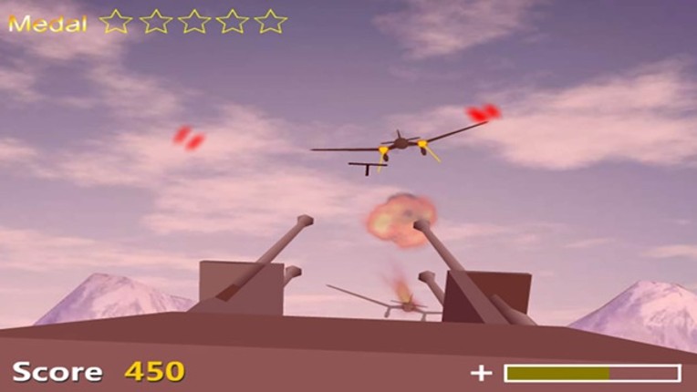 Anti Aircraft Gun Defense:Airstrike Shooting screenshot
