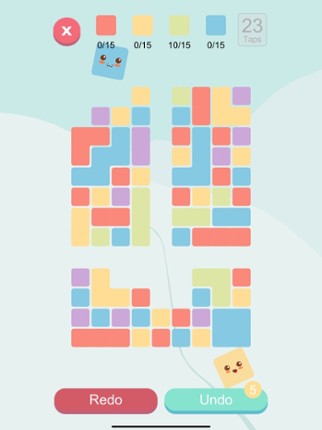 Blocks And Taps - Brain puzzle screenshot