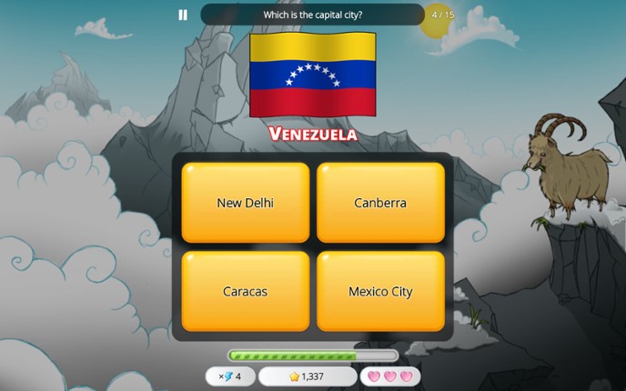 World Capitals Quizzer screenshot