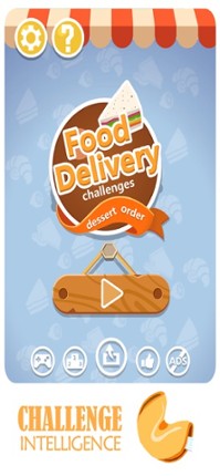 Food delivery-dessert order screenshot