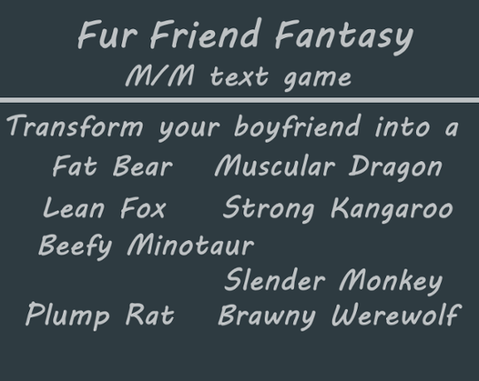 Fur Friend Fantasy Image
