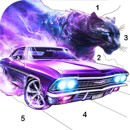 Cars, Transport Coloring Games Image