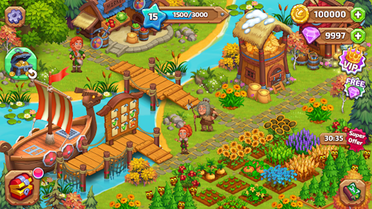 Vikings and Dragon Island Farm screenshot