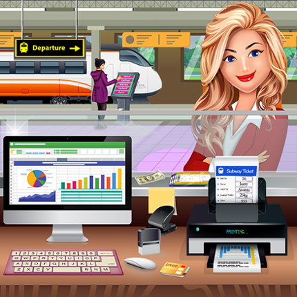 Subway Train Manager Cashier Image