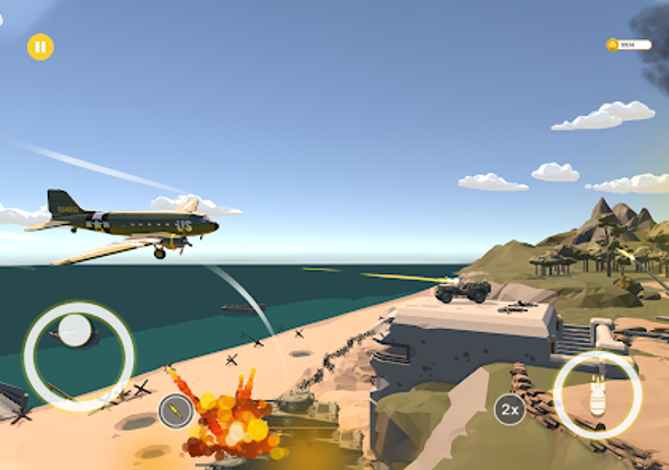 Ace bomber WW2 Warplanes games screenshot