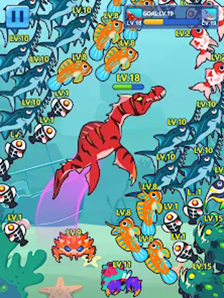 Ocean Club-Fish Fight Image