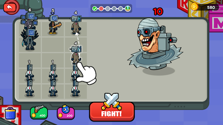 Merge War Monster Fight screenshot