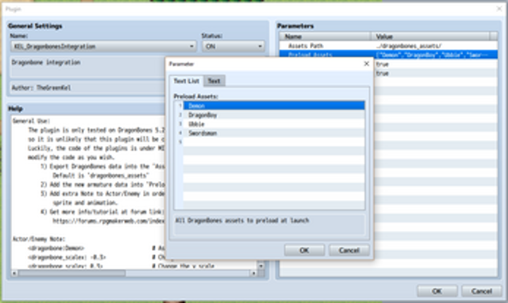 DragonBones RPG Maker MV Plugin Image