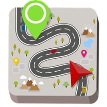 GPS Route Finder Navigation Image