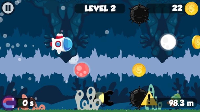 Little rainbow submarine run screenshot