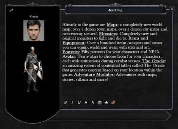 Misery: A virtual tabletop for Mork Borg screenshot