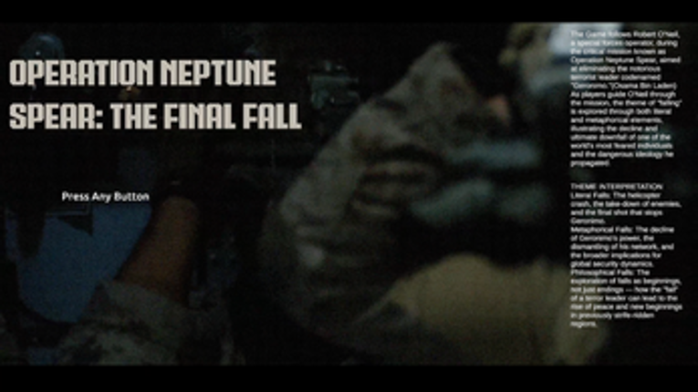 Operation Neptune Spear : The Final Fall Image