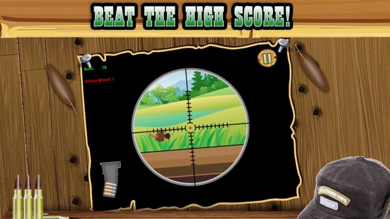 Awesome Turkey Hunting Shooting Game By Top Gun Sniper Hunt Games For Boys FREE screenshot