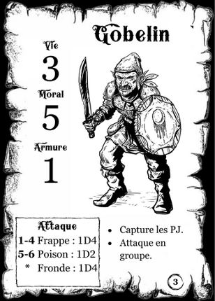 Bestiaire osr (compatible mork borg) screenshot