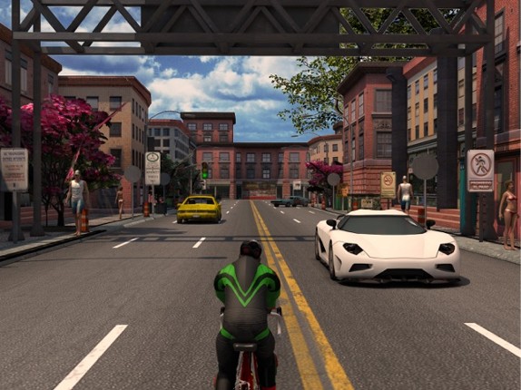 Bicycle Racing Simulator 17 - Extreme 2D Cycling Image