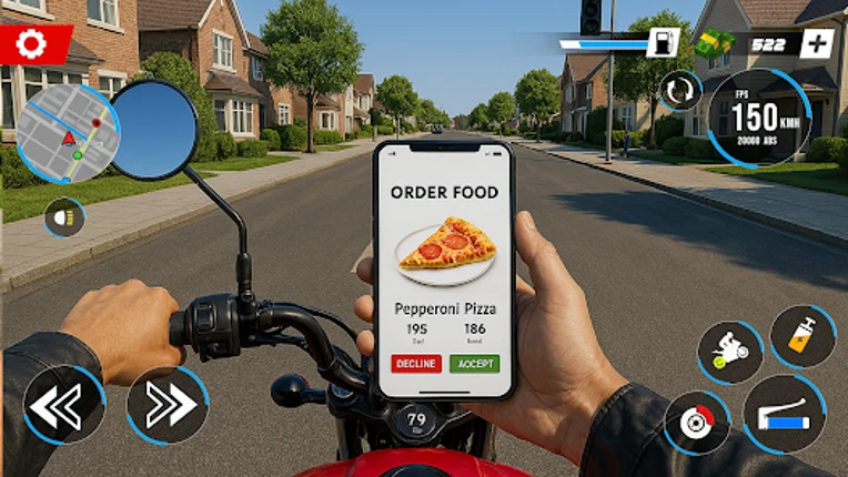 Pizza Delivery Rider Simulator screenshot