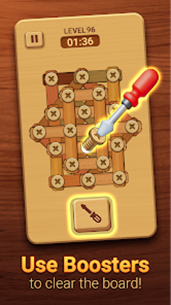 Woodle - Wood Screw Puzzle screenshot