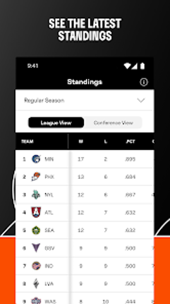WNBA - Live Games & Scores screenshot