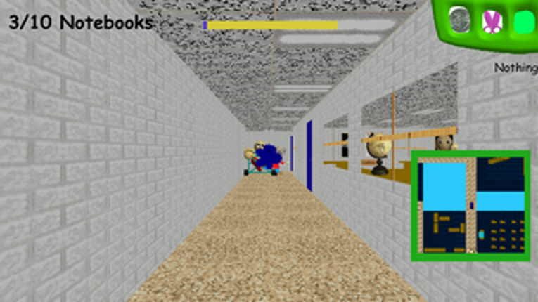 Baldi's Exploring Basics In Many Hallways And Rooms! Image