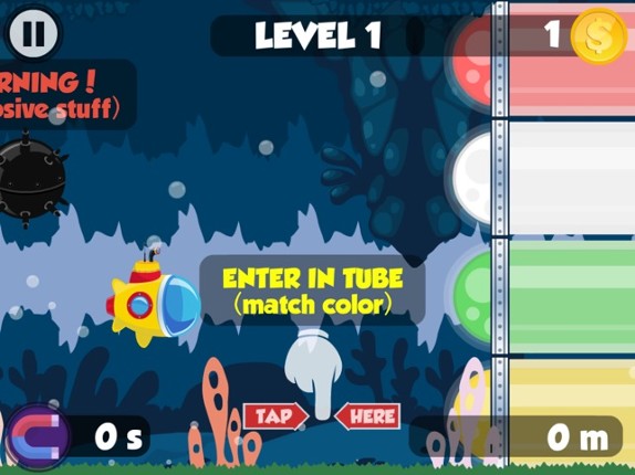 Little rainbow submarine run Image
