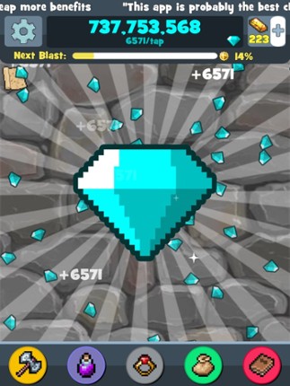 Mine Clicker - Pickaxe Block Mining Idle Games, Clicker Games screenshot