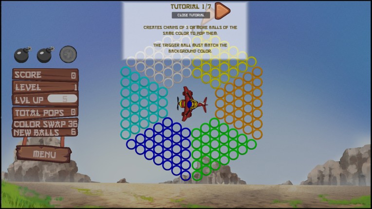 Orbital cascade screenshot