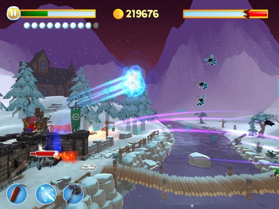 Snow Ball Attack Tower Defense Image