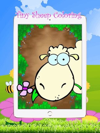 Tiny Sheep Farm Coloring Book : Color Your pages and Paint the Animals of the Farm Drawing and Painting Games for Kids screenshot
