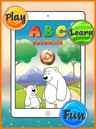 ABC Animals Coloring Book Image