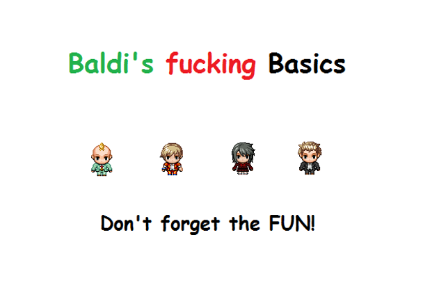 Baldi's f*cking Basics Image