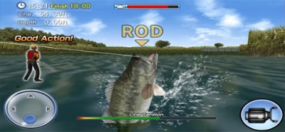 Bass Fishing 3D Image