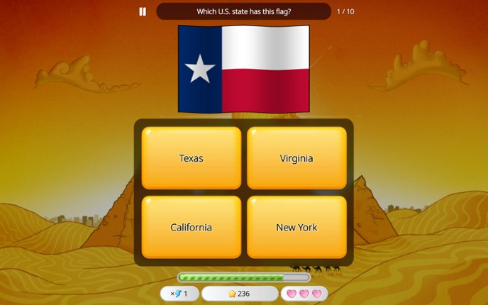 World Capitals Quizzer screenshot