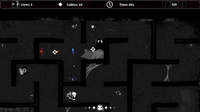 Hardcore Maze Cube: Puzzle Survival Game screenshot