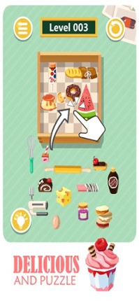 Food delivery-dessert order screenshot