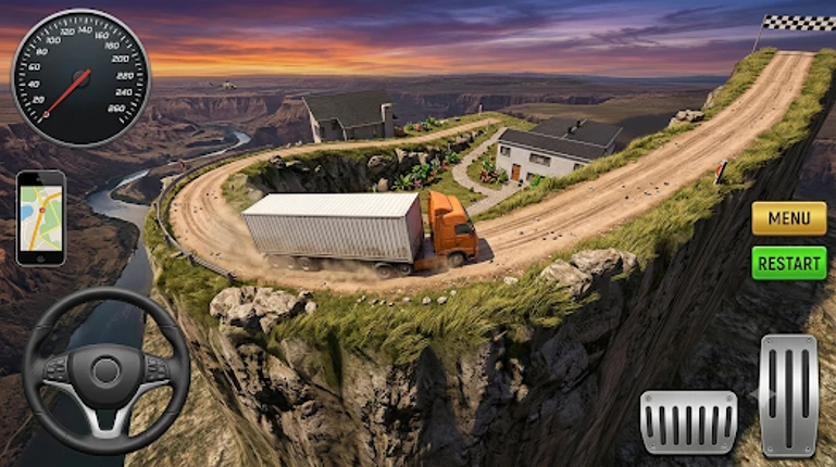 Mountain Climb Truck Driving 2 screenshot
