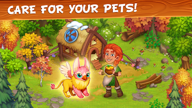 Vikings and Dragon Island Farm screenshot