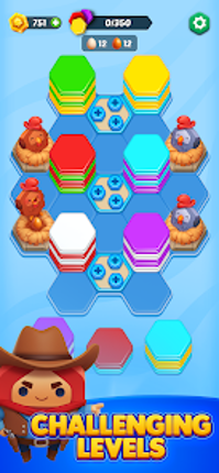 HexaGo - Sorting Puzzle screenshot