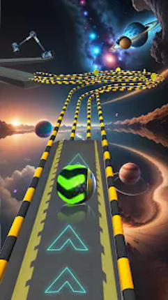 Space Rolling Balls Race Image