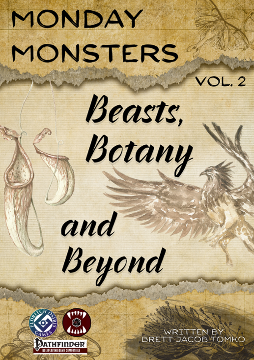 Games like Monday Monsters Vol 2: Beasts, Botany, and Beyond PF1e