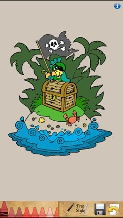 Pirate Coloring Book Free screenshot