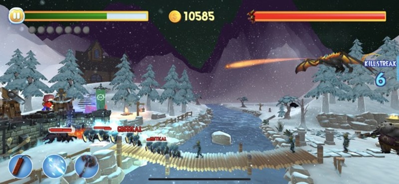Snow Ball Attack Tower Defense Image
