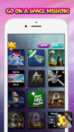 Space Jigsaw Puzzle Free – Science Game for Kids and Adults With Stars &amp; Planets Pic.s Image