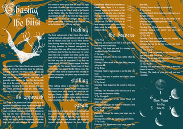 The Green Wood Spirit - A Tale for Jahtima TTRPG screenshot