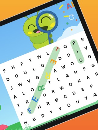Wormie Word Search screenshot