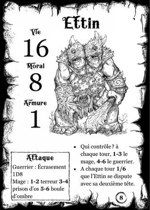 Bestiaire osr (compatible mork borg) screenshot