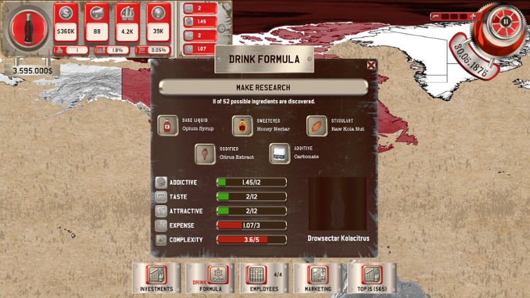 Cola Tycoon screenshot