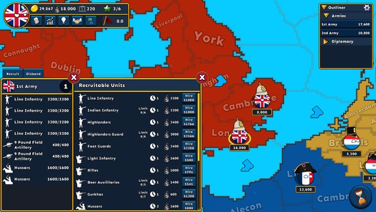 Countryballs conquest screenshot