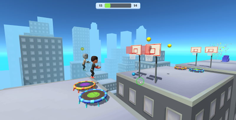 Jump Up 3D: Basketball game screenshot